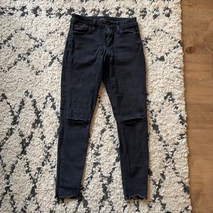 Joes black stretchy skinny jeans